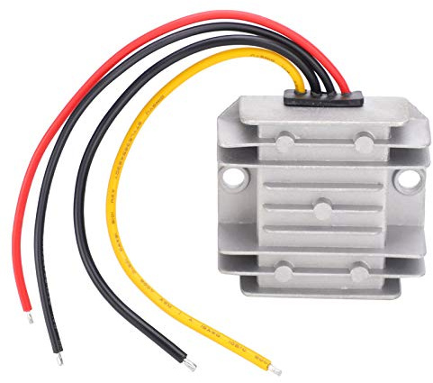 Voltage Regulator Module, Adjustable Converter DC 8-40V to 12V Power Supply for Automotive Communication Equipment Electric Devices with Aluminum Alloy Shell