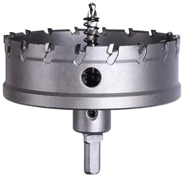 Carbide Hole Cutter Drill Bits,LAIWEI Heavy Duty Hole Saw for Stainless Steel,Metal,Cast Iron, Copper 4-5/16(110mm)