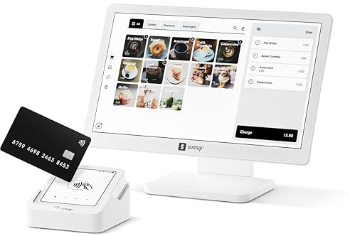 SumUp Point of Sale Lite + Solo Kartenleser - Das POS-System für eine einfache Kasse - Schnelle Einrichtung Kein Vertrag, volle Flexibilität (SumUp POS Lite + Solo Card Reader)