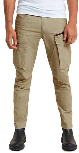 G-STAR Hombres Rovic Zip 3D Regular Tapered Pants, Verde (Ensis Green D02190-d387-6057), 28W / 34L