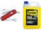 Victorinox Classic SD Swiss Army Knife, Small, Multi Tool, 7 Functions, Scissors, Nail File, Red & Prestone PSCW0029A Winter Screenwash, 5 Litre