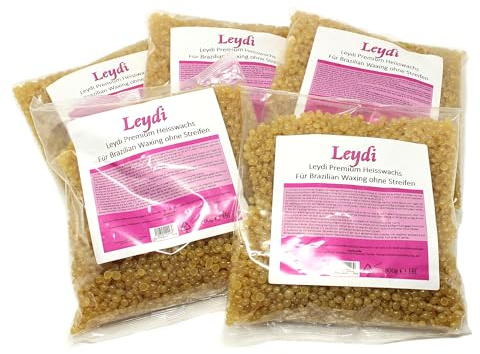 5x Leydi Heisswachs Perlen 800g - Heisswax für Brazilian Waxing