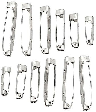 PHENOFICE 100stücke Handgemachte Sicherheits-broschen Mini-anstecker Für Kleidung Vielseitige Nadel- Weiß Gemischter Stil Für Bastelprojekte Und Bekleidungs-Accessoires