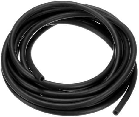 M METERXITY Olio Lubrificante Tubi, 3mm (1/8) ID x 5mm (3/16) OD 9.84Ft Tubo in Gomma per Irrigazione/Attrezzature Piccole/Esterno/Giardino Tubi d'Acqua [Nero]