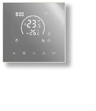 Termostato inteligente, controlador de temperatura programable montado en la pared para calefacción de caldera de agua/eléctrica/gas, con función de bloqueo infantil (calefacción de caldera de gas)