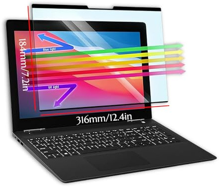 Sonew Sonew Anti Blaulicht Schutzfolie für Laptop, Hohe Durchlässigkeit Ultradünne Augenschutzfolie gegen blaues Licht 14“, 16:9 Laptops (14&16:9)