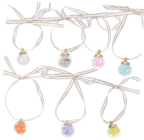 Operitacx 35pcs Foamed Balls Strapping Pastel Ribbons Customised Ribbon Decorative Straps Random Color