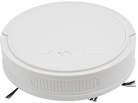 Zoobotanica 3-in-1-Kehrmaschine, Multifunktions-Kehrmaschine, Roboter-Saugmaschine Mopp-Kehrmaschine, Boden-Staubaufnahme mit 1100Pa und 3000mAh Lithium-Akku,USB-Aufladung,APP/Taste Eindämmung (Weiß)