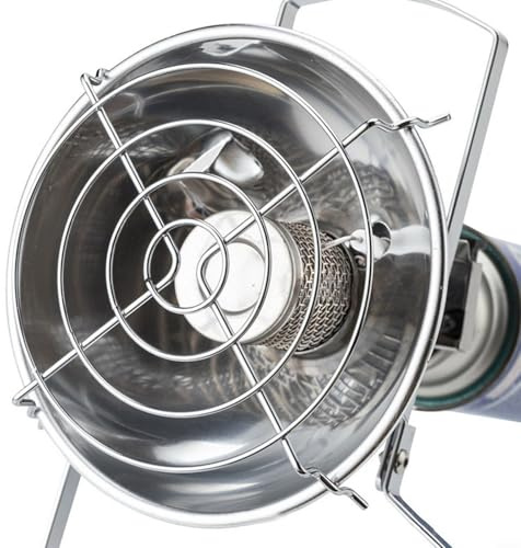 Tidevib Gasheizung Outdoor Propan Butan Zeltheizung Campingkocher 1,0KW für kaltes Wetter Reisen für Kassetten-Gastanks