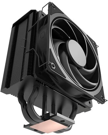 Cooler Master Hyper 212 3DHP CPU Air Cooler, 3DHP Heat Pipe Technology, Mobius 120 PWM Fan, Quiet Operation, Easy Install, AMD Ryzen 7 AM5|4, Intel Ultra 7 LGA 1851|1700 | AMD AM5/AM4 & Intel LGA1851/1700 Support Cooler, 3DHP, Quiet Cooling, Mobius 120P PWM Fan, 158 mm, Easy Installation