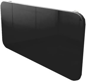 Kompakt väggmonterad hopfällbar arbetsbänk och klaffskrivbord – platsbesparande hopfällbar hylla för kök och matsal, svart, 50 x 30 cm – perfekt för små utrymmen