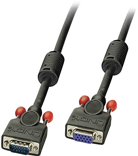 LINDY Rallonge VGA, Noir, 1m