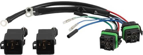 DB elektrisk 113-22002 ny ledningssele kompatibel med/ersättning för konverterar 3 tråd lutning trim motor till 2 tråd 30 Amp säkring 2 reläer 9807-100 47-35-9003 28-9807-100