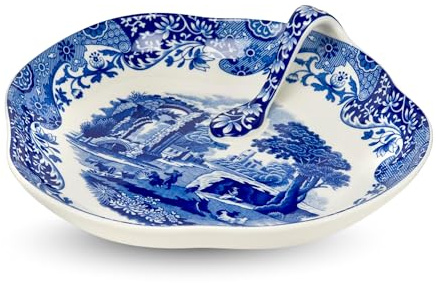 Spode Blue Italian Handled Tray by Spode