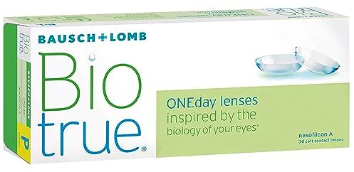 Bausch + Lomb Biotrue ONEday Tageslinsen, sphärische Kontaktlinsen, weich, 30 Stück/BC 8.6 mm/DIA 14.2 mm / +4.25 Dioptrien
