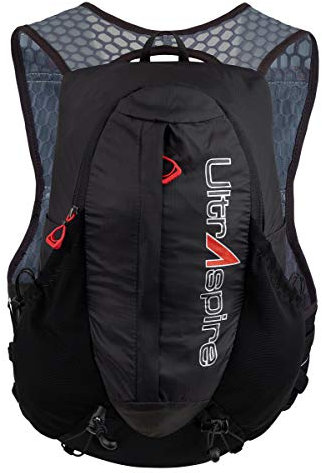 Ultraspire Legacy Trinkrucksack bis zu 5 l Flüssigkeitskapazität, vielseitig und schweißfest, Unisex, Legacy, schwarz, Universal (Chest Size: 26″-48″)