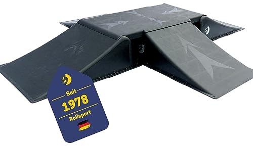 Best Sporting Rampen-Set für Skateboard/BMX-Rad/Skater & RC Cars I 4+1-teilige Skater Rampe für Flexible Aufbaumöglichkeiten I stabile Skateboard Rampe I hochwertige Scooter Rampe, 156 x 126 x 16 cm