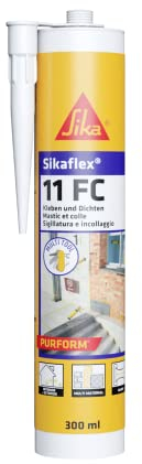 Sika - Sikaflex 11 FC Purform, Bianco - Adesivo Universale Elastico - Sigillante Per Giunti E Materiali Edili - Per Interni Ed Esterni - 300ml