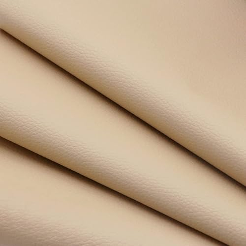 1 Stück große Größe 100 x 137 cm DIY selbstklebende Leder Flicken Sofa Reparatur Subsidies PU Gewebe PU Leder Patches (Beige)