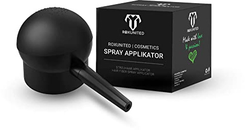 ROXUNITED Cosmetics Applikator Spray Aufsatz Pumpe für Streuhaar Haarpuder Schütthaar Haarverdichtung Haarauffüller Männer & Frauen gezieltes Auftragen