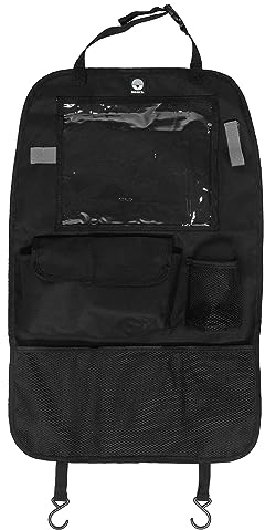 Dooky Organizer per sedile posteriore dell'auto, tasche per giocattoli per bambini, organizer per seggiolino auto per bambini con supporto per tablet, organizer per sedile posteriore