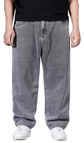 BIISDOST Jeans Baggy Y2k Salopette pour Homme - Pantalon Cargo d'Extérieur Séchage Rapide Respirant - Tendance Décontracté avec Réserve d'Étirement Large