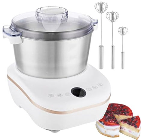 forplubossmmp Impastatrice Elettrica 2 in 1 - Impastatrice E Fermentazione, Impastatrice E Lievitatrice per Pane con Pannello di Touch, Macchina Impastatrice per Farina da Cucina per Commerciale 5l