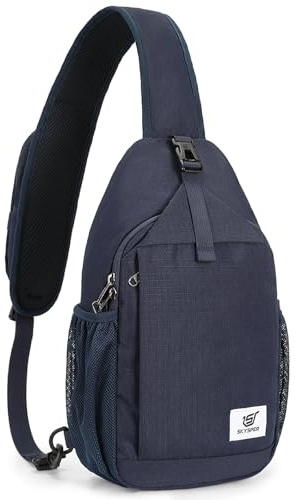 SKYSPER Schultertasche Brusttasche Crossbody Sling Bag Anti-Diebstahl Umhängetasche für Herren & Damen