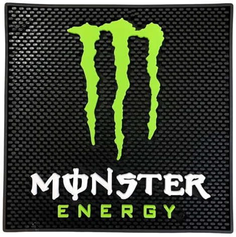 ALE E COMMERCE Tappetino Cocktail Bar Mat Pubblicitario Relizzato per Monster Energy
