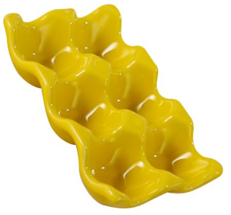 Operitacx Plateau à Œufs Pour Réfrigérateur Support De Rangement Céramique Assiette Organisatrice