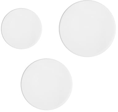 CIYODO Transparente Acryl Displaytafeln 3 Stück Leicht und Bruchfest zum Zuschneiden für Selbstgemacht und Fotos | Weiß, Leicht und Bruchsicher, für Selbstgemacht und Aufnahmen, 3 Stück im Lieferumfang