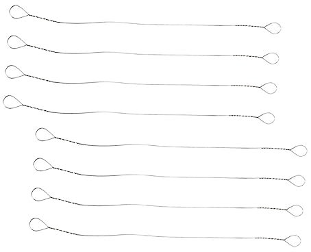 Mikinona 8pièces Fil Inox Coupe-fromage Outil Trancheur Fromage Beurre Fil De Rechange Cuisine-polyvalent