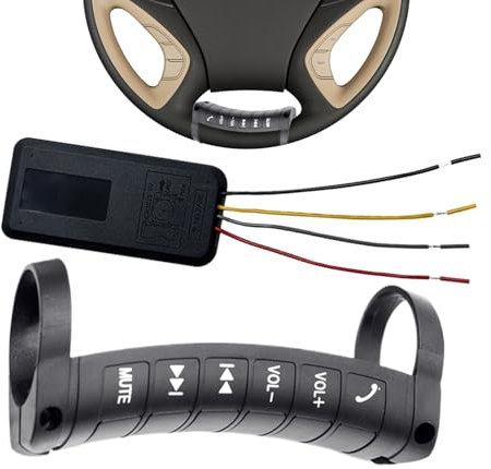Pulsante Telecomando per Volante Auto Comando Remoto Wireless Per Veicoli