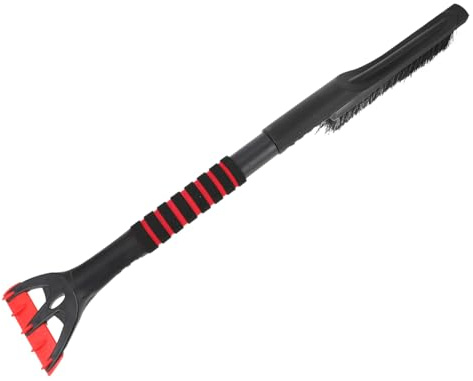 SUPVOX Pala de Nieve y Cepillo para Hielo Herramienta de Limpieza de Coche Invierno Cepillo Quitanieves Multifunción Raspador de Hielo para Coche para Deshielo Ventanas y Parabrisas