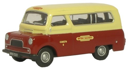 Bedford Minibus CA - British Rail Bus Crew Oxford Diecast 76CA018