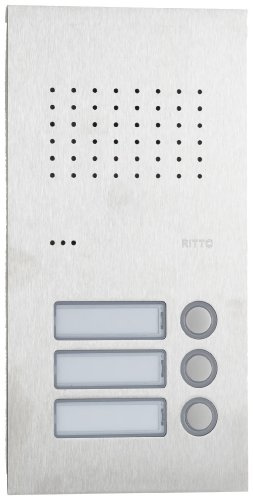 Ritto RGE1810325 Acero Pur Edelstahl-Türstation 3WE