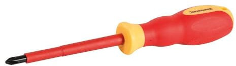Silverline VDE Soft-Grip Electricians Screwdriver Phillips PH2 x 100mm (854359)
