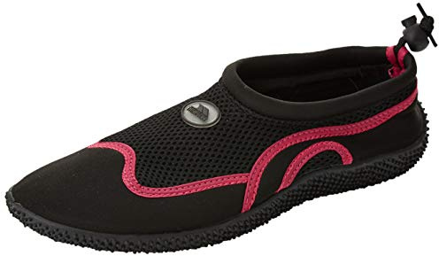 Trespass Unisex Aqua Shoes Paddle Black/Raspberry in Size - 6