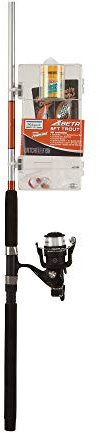 Shakespeare Catch More Fish Angelrute und Rolle Komplettset – beinhaltet Tackle Box, Schnur, Terminal Tackle, Köder