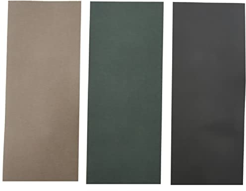 9 Pcs 3000 5000 7000 High Grit Wet and Dry Sandpaper Assortment Drywall Sanding Paper 9 X 3.6 Inch for Car Paint Auto Body Automotive Polishing