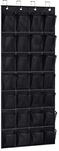 AOODA Schuh-Organizer mit 28 großen Netztaschen