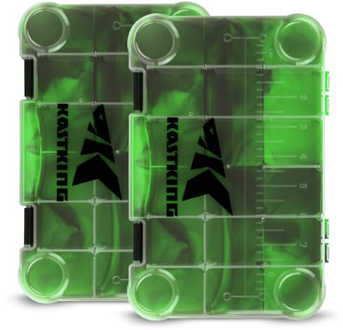 KastKing Utility Tackle Boxes, 3600 2 Pack Fishing Tackle Trays Organizer