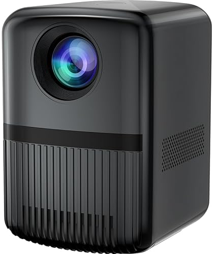 WOOPKER Mini Beamer 4K Supports Android 11,Mini Projector 5G WiFi 6 BT 5.0,Beamer Handy Outdoor mit 180°Drehbarer 130 Zoll Geeignet für Phone/TV Stick/PC/HDMI USB (HY-300Pro) (WP-A6)
