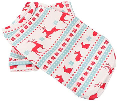 Supvox 1stück Weihnachtskostüm Für Haustiere Niedliches Rentier-Design Für Kleine Hunde Und Welpen Atmungsaktive Und Bequeme Stoffe Für Weihnachten Und Festliche Anlässe
