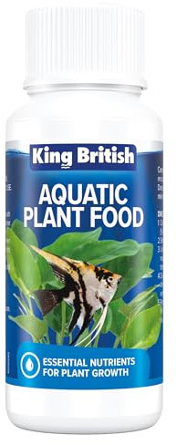 King British – Aquatic Plant Food 100ml– Provides Essential Nutrients For Plant Growth – For Coldwater & Tropical Aquariums – – Nitrate-Free Helping Avoid Algae Growth