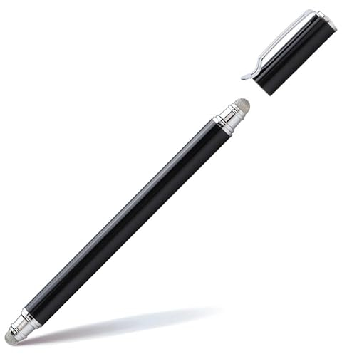 Stylus Pen for Touch Screens with 20 Extra Tips, 2-in-1 Capacitive Tablet Stylus High-Precision, Compatible with iPad and Android Smartphones and Tablets