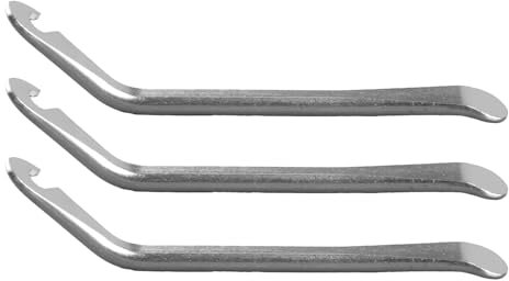 GroveEss 3PCS Bike Tire Levers Bicycle Tyre Levers Spoon Iron Changing Tools Portable Bike Tire Removal Tools for Tires Repairing Replacing Removing