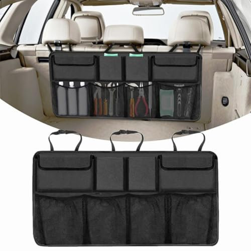 JGGQSY Auto Kofferraum Organizer für Golf MK5 MK6 MK7 GTI, mit 3 Verstellbare Schultergurte Kofferraumtasche Auto für den Kofferraum Auto