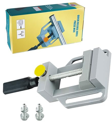 Hochfester Aluminium-Bohrmaschinen-Schraubstock, Schnellspanner, Werkbank-Klemmclip für elektrische Bohrmaschinen, Spannwerkzeug