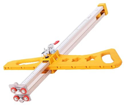 perfk Strumenti per la lavorazione del legno taglierina per taglio di gesso per il miglioramento della casa per il miglioramento della casa, Giallo, 12 Ruote